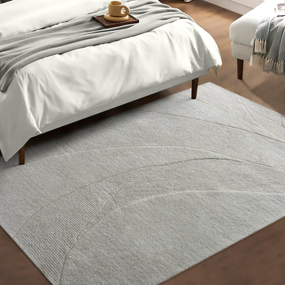 Area Rug, Bedroom Rug, Living Room Rug, Living Area Rug, Indian Rug, Office Carpet, Office Rug, Shop Rug Online, Pet, Natural White, Grey, Pitloom, All Loop, Modern