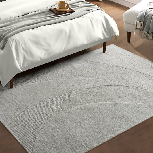 PIGOTT RUG - NZ WOOL - TABLE TUFTED - IVORY (BACKING)