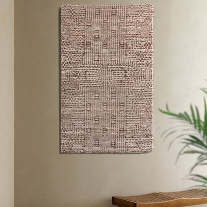 PLOWDEN WALL ART - JUTE - MDF STRUCTURE