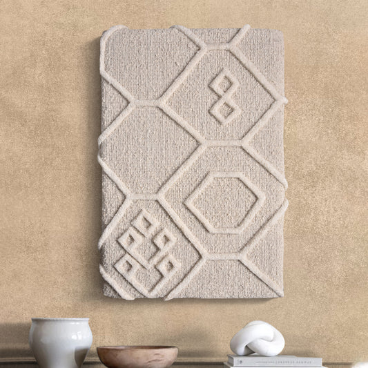 PONCIANA WALL ART - WOOL - MDF STRUCTURE