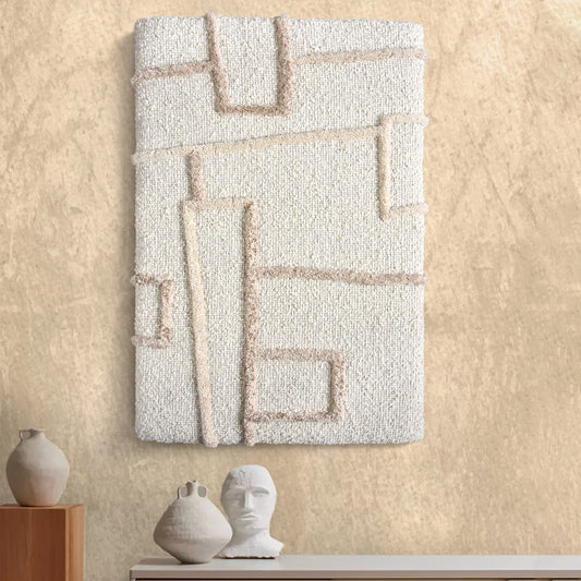 PORTOFINO WALL ART - WOOL - MDF STRUCTURE