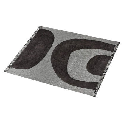 POWLETT RUG - IVORY/CHARCOAL - COTTON