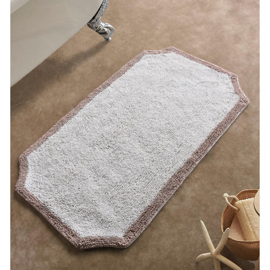 PRYWEN BATH RUG - IVORY/BEIGE - COTTON - TABLE TUFTED