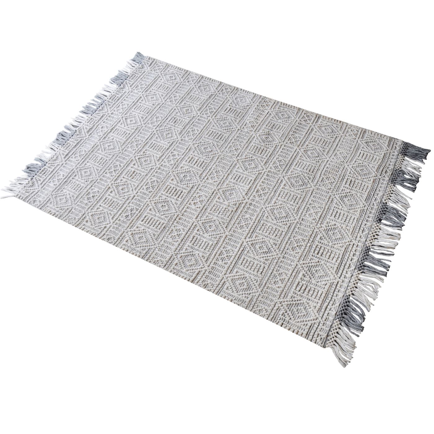 Area Rug, Bedroom Rug, Living Room Rug, Living Area Rug, Indian Rug, Office Carpet, Office Rug, Shop Rug Online, Pet, Natural White, Grey, Pitloom, All Loop, Modern