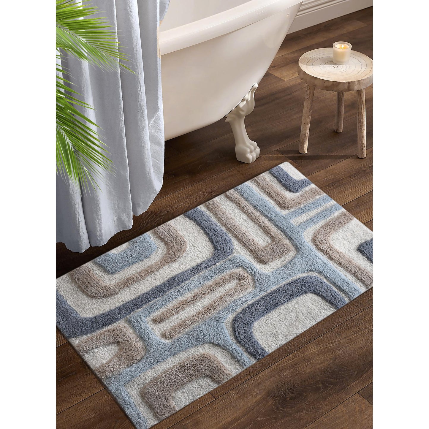PULUMO BATH RUG - COTTON - TABLE TUFTED