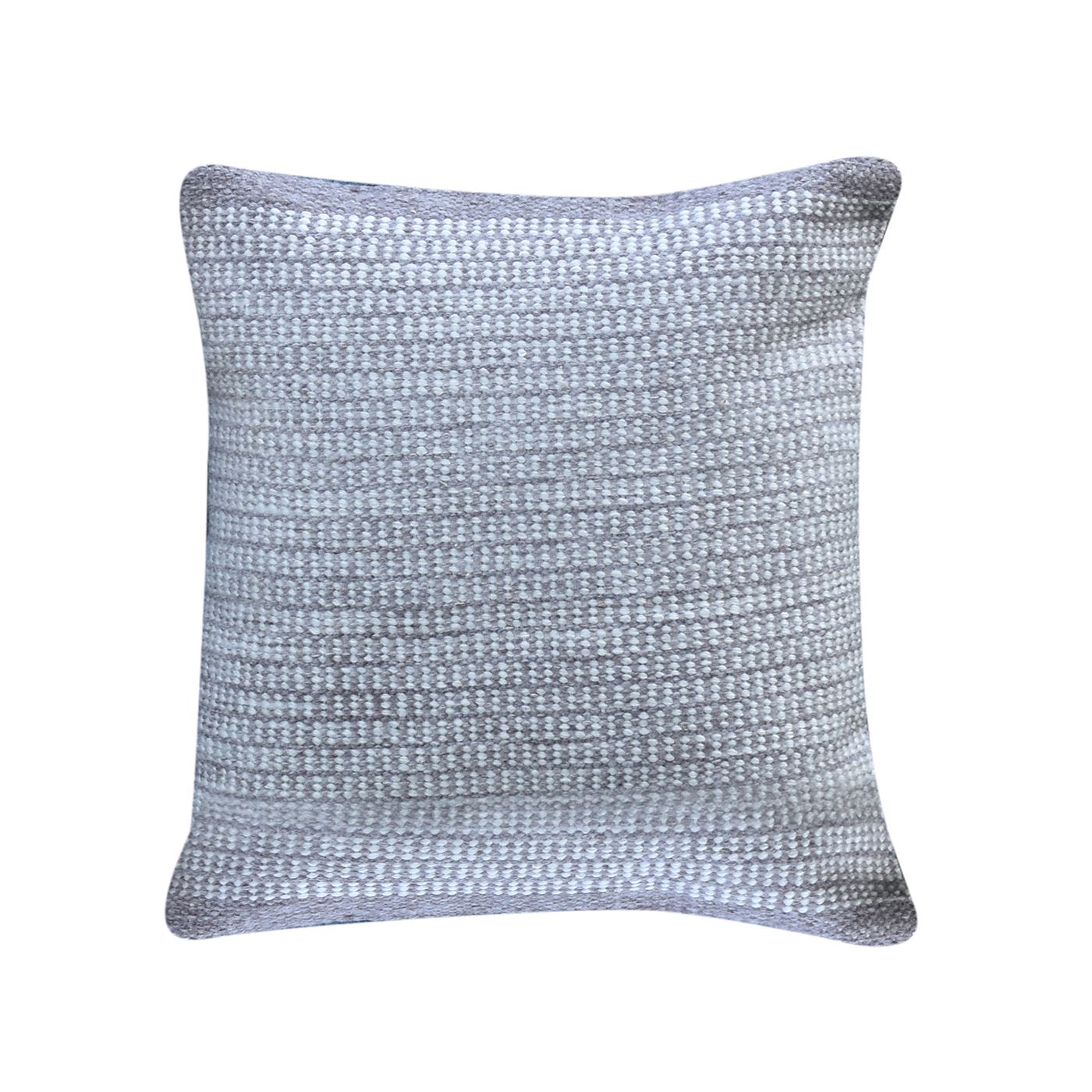 Pumori Pillow, Pet, Natural White, Grey, Pitloom, Flat Weave