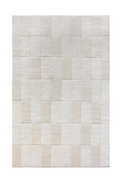 RABACCA RUG - IVORY - HANDWOVEN - WOOL