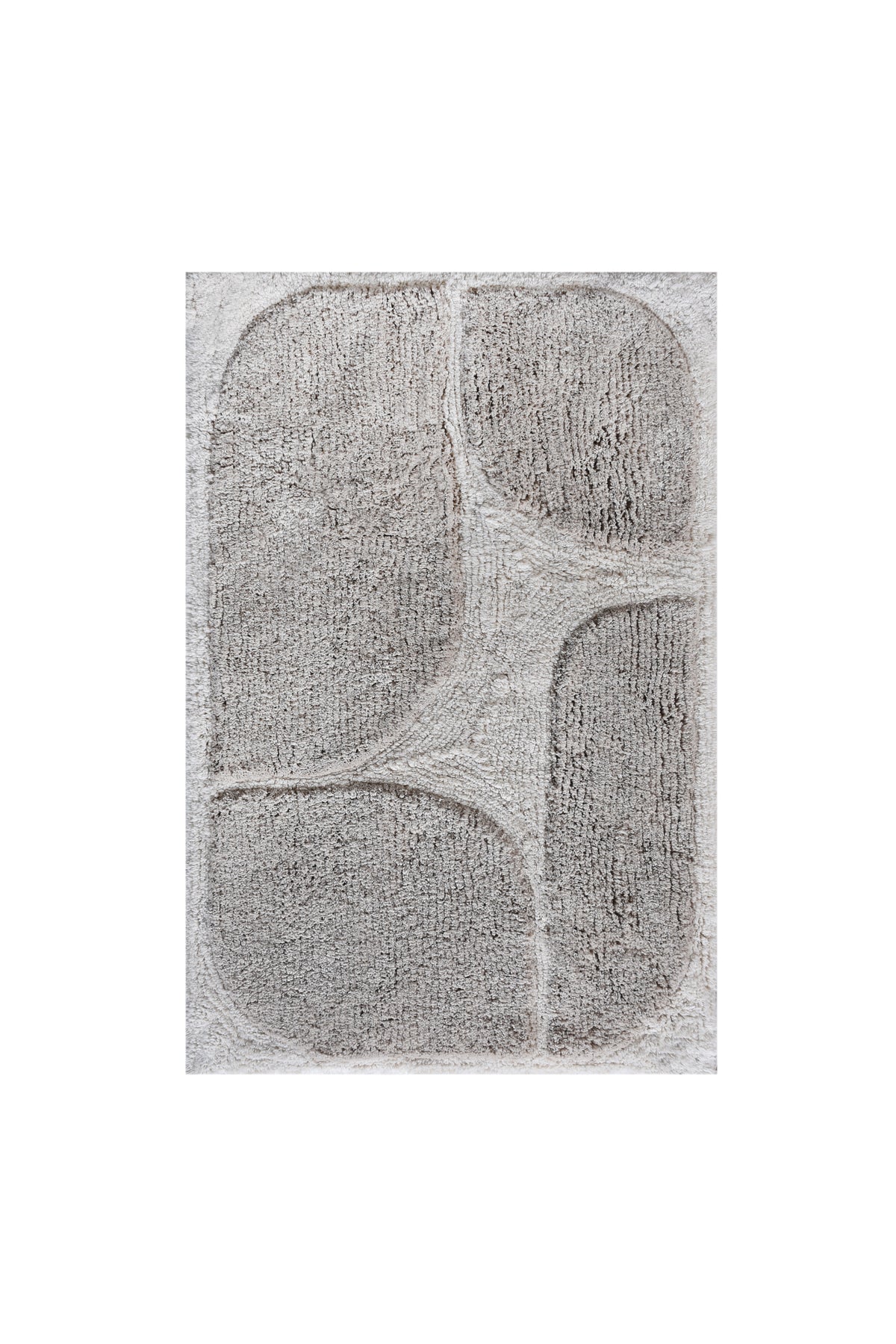 RAFFERTY BATH RUG - NATURAL/BEIGE - COTTON - TABLE TUFTED