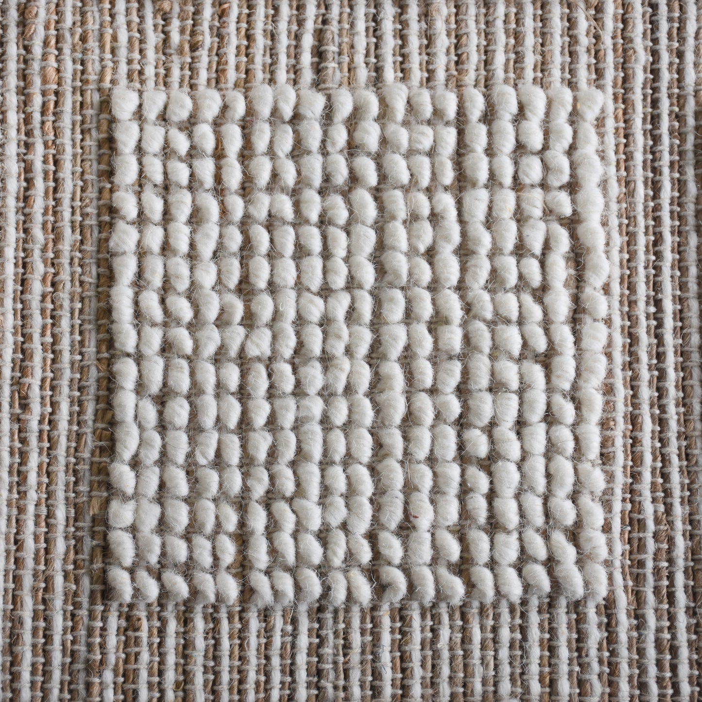 RAVENSWOOD RUG - JUTE/WOOL - HAND WOVEN - NATURAL/IVORY