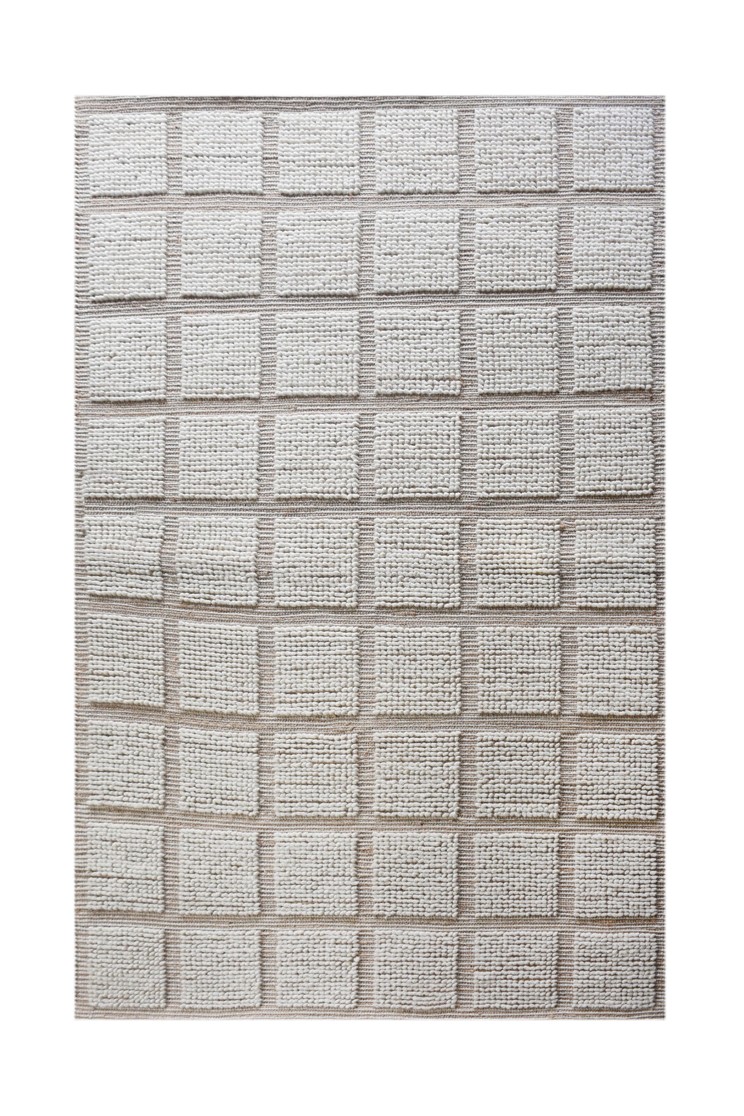 RAVENSWOOD RUG - JUTE/WOOL - HAND WOVEN - NATURAL/IVORY