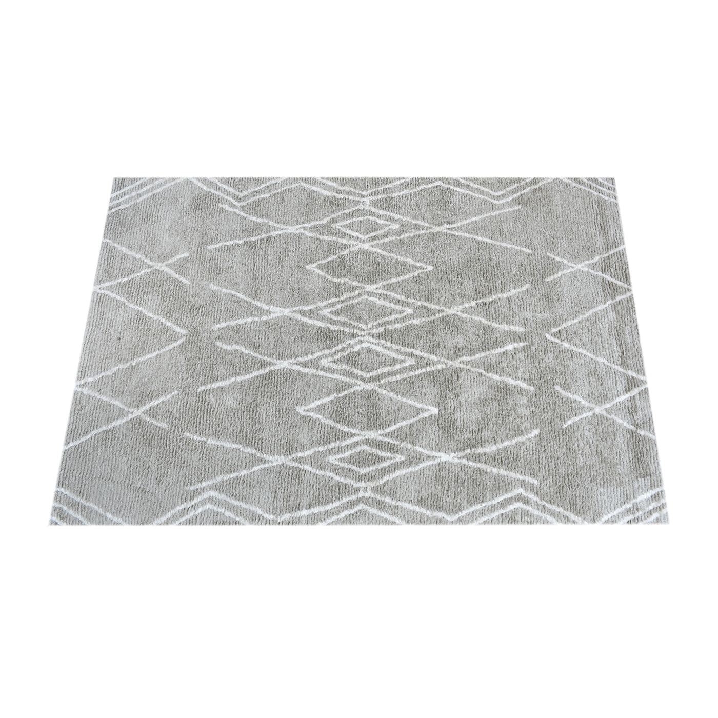 Area Rug, Bedroom Rug, Living Room Rug, Living Area Rug, Indian Rug, Office Carpet, Office Rug, Shop Rug Online, Cotton, Viscose, Silver, Natural White, Bm Fn, Cut And Loop, Geometrical