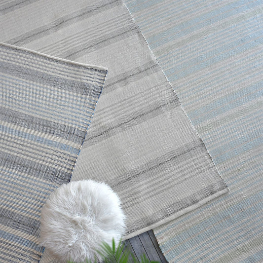 Area Rug, Bedroom Rug, Living Room Rug, Living Area Rug, Indian Rug, Office Carpet, Office Rug, Shop Rug Online, Cotton, Pitloom, Flat Weave, Stripes