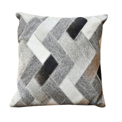 Requel Pillow, Wool, Viscose, Pearl Grey