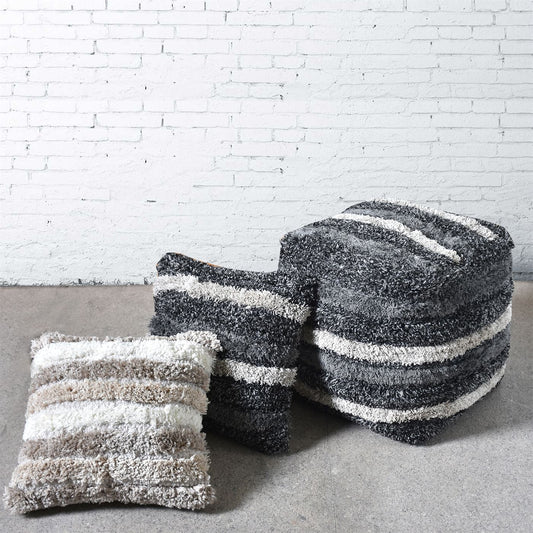 Rogen Pouf, Polyester, Bm Sn, All Cut 