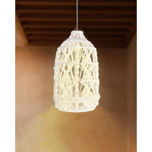 RORAIMA LAMP - IVORY - HAND MADE - NZ WOOL