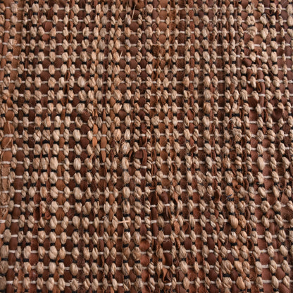 ROSEL RUG - JUTE/ LEATHER/ DENIM