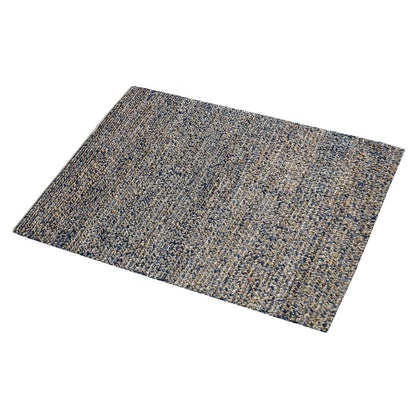 Area Rug, Bedroom Rug, Living Room Rug, Living Area Rug, Indian Rug, Office Carpet, Office Rug, Shop Rug Online, Hemp, Wool, Blue, Natural, Pitloom, Flat Weave, breded