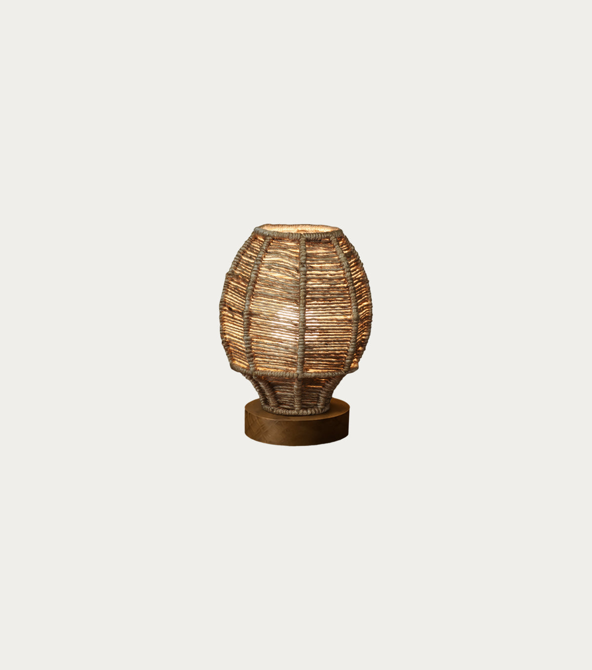 RYLEN LAMP - BEIGE - HAND MADE - JUTE