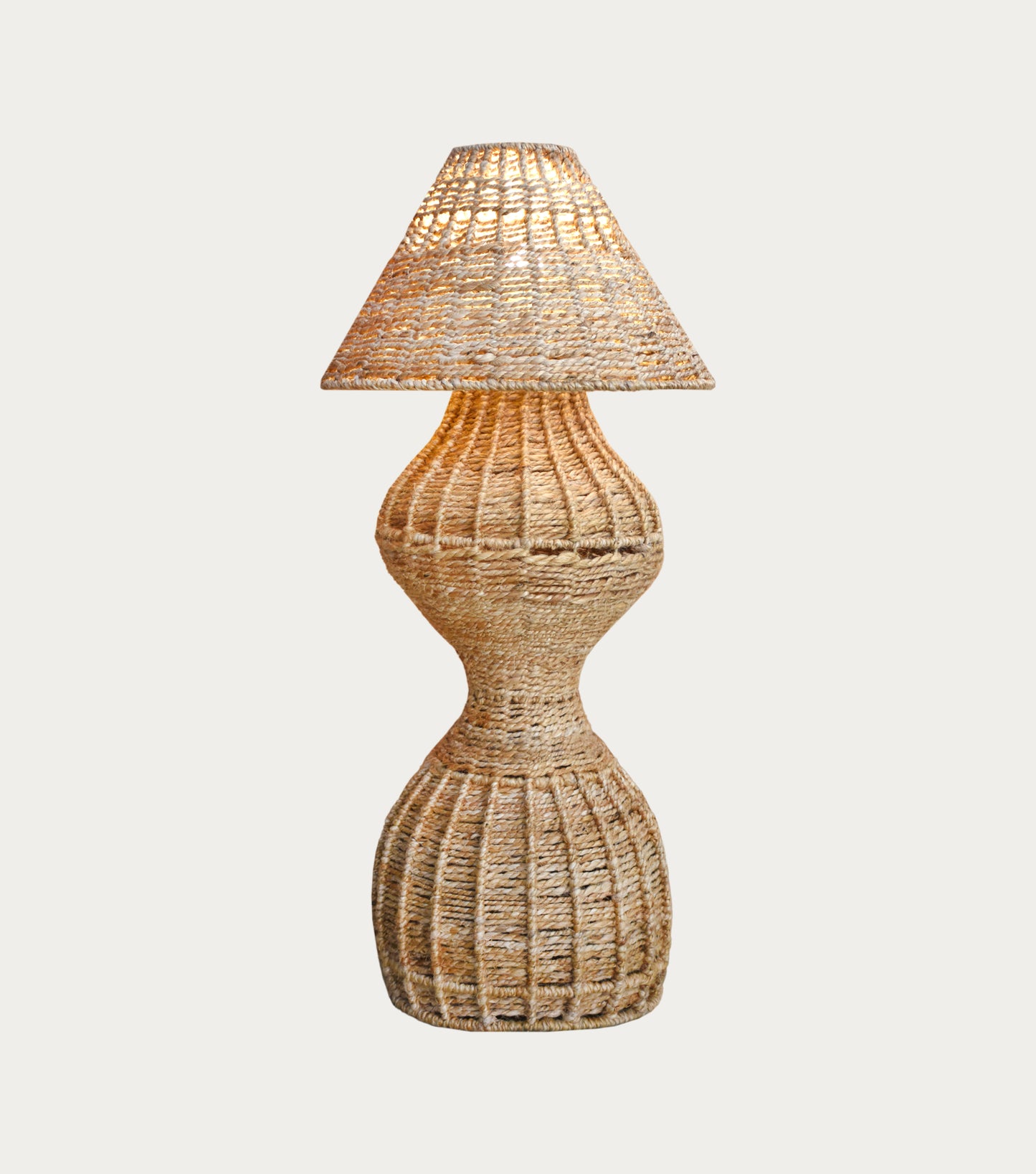 RYNEX FLOOR LAMP - NATURAL - HAND MADE - JUTE