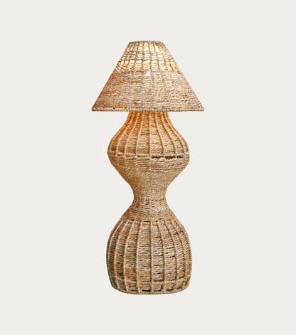 RYNEX FLOOR LAMP - NATURAL - HAND MADE - JUTE