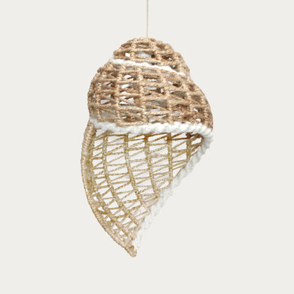 RALSTON LAMP - NATURAL/IVORY - HAND MADE - WOOL/JUTE