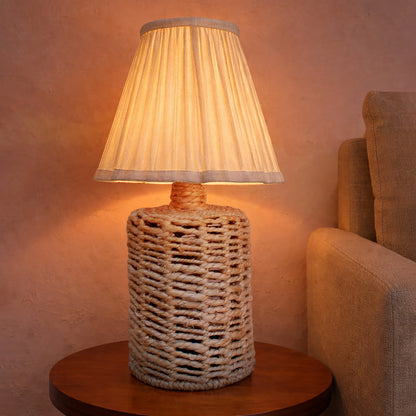 RITHVIK TABLE LAMP - BEIGE - HAND MADE - JUTE