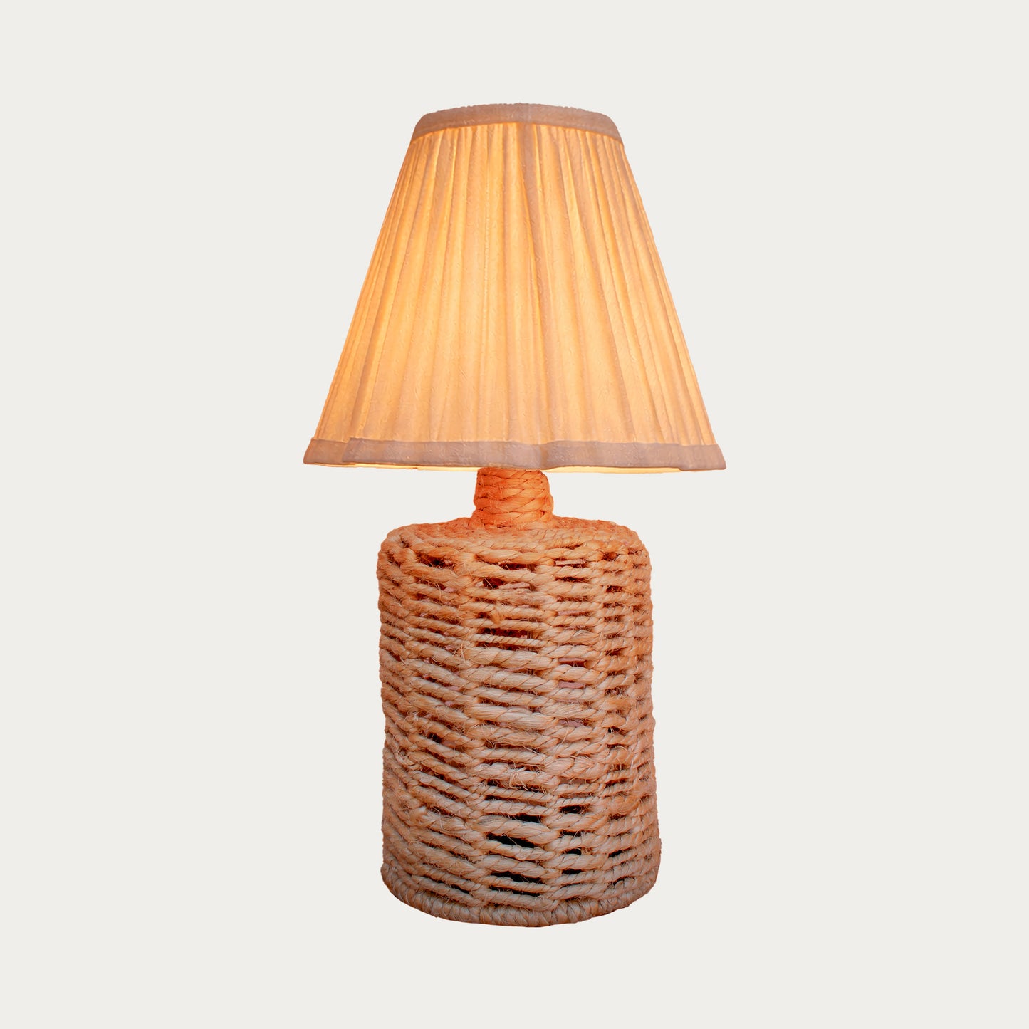 RITHVIK TABLE LAMP - BEIGE - HAND MADE - JUTE