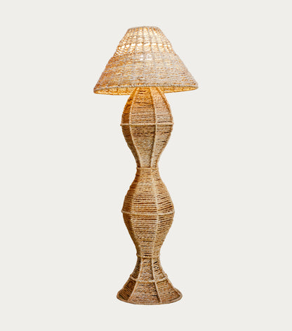 RIYO FLOOR LAMP - NATURAL - HAND MADE - JUTE
