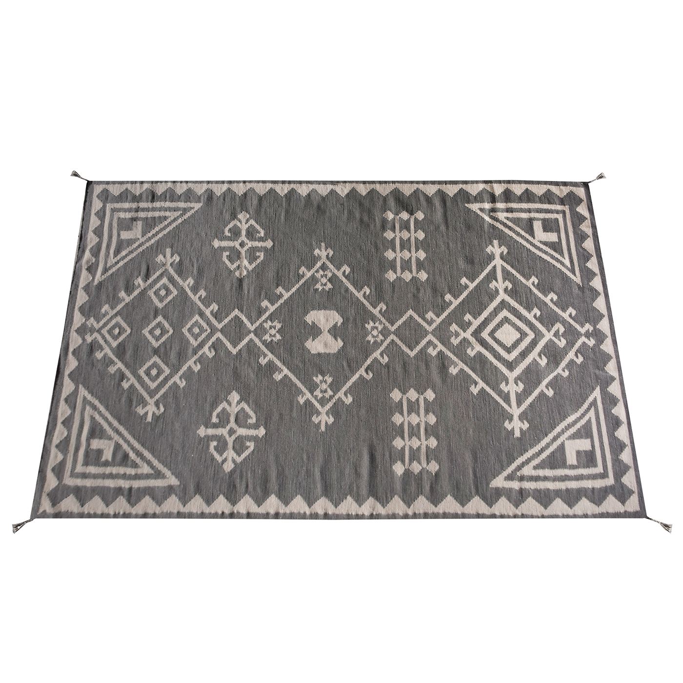 Area Rug, Bedroom Rug, Living Room Rug, Living Area Rug, Indian Rug, Office Carpet, Office Rug, Shop Rug Online, Nz Wool, Grey, Beige, Punja, Flat Weave, Plush 