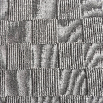 SAMPAN RUG - GREY - HANDWOVEN - PET