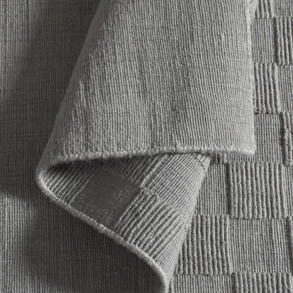 SAMPAN RUG - GREY - HANDWOVEN - PET