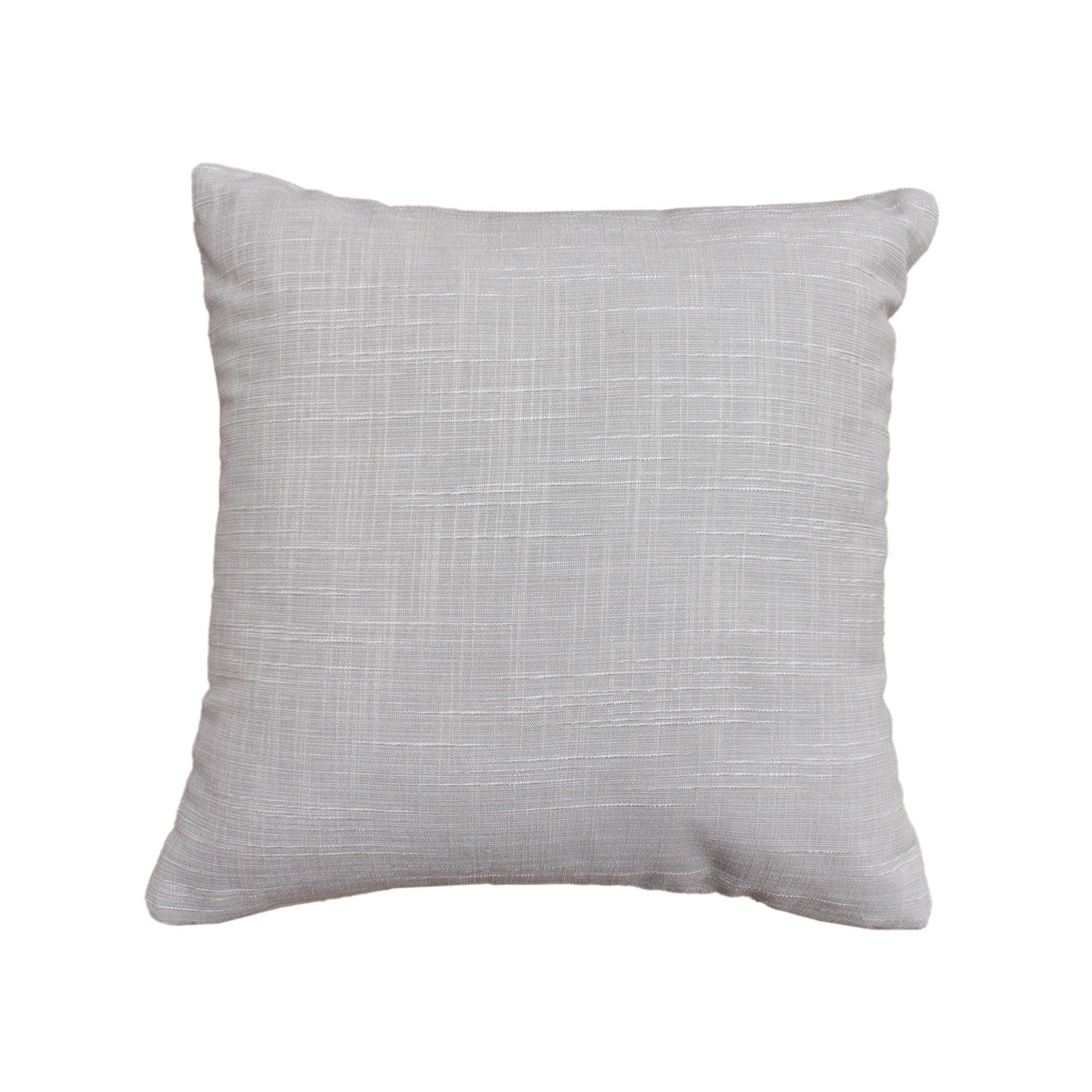Savoca Cushion, Blended Fabric, Taupe, Machine Made, Flat Weave