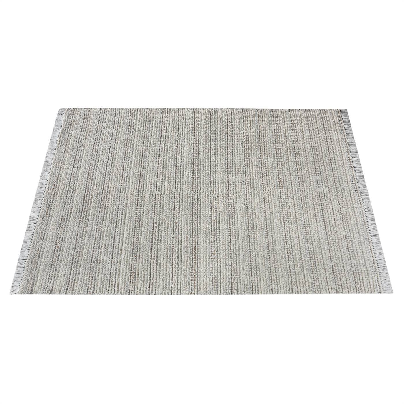 Area Rug, Bedroom Rug, Living Room Rug, Living Area Rug, Indian Rug, Office Carpet, Office Rug, Shop Rug Online, Natural White, Beige , Wool, Jute , Hand Woven , Pitloom, All Loop, Textured 