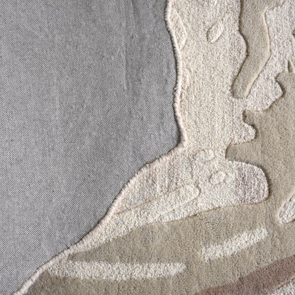 SEDDON RUG - IVORY/BEIGE - HAND TUFTED - WOOL
