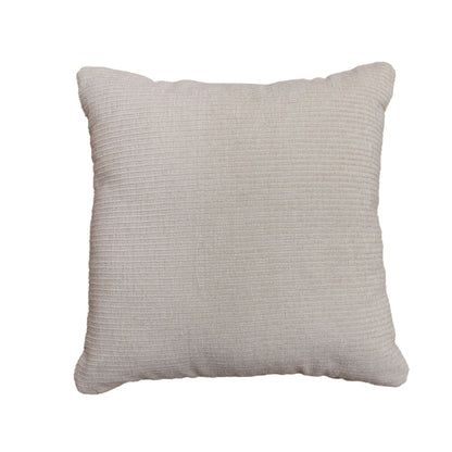 Sergio Cushion, Blended Fabric, Beige, Machine Made, Flat Weave