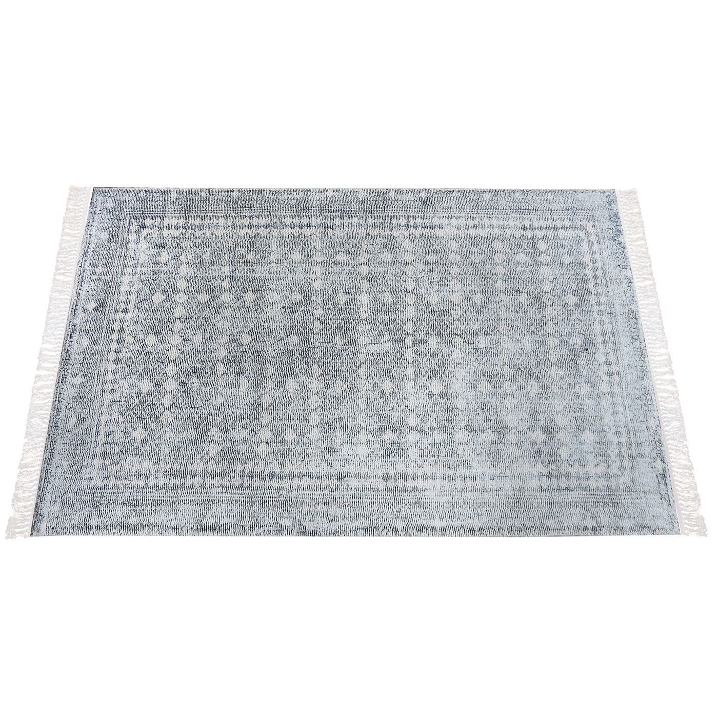 Area Rug, Bedroom Rug, Living Room Rug, Living Area Rug, Indian Rug, Office Carpet, Office Rug, Shop Rug Online, Wool, Cotton, Grey, Natural White, Bm Fn, All Cut, Geometrical