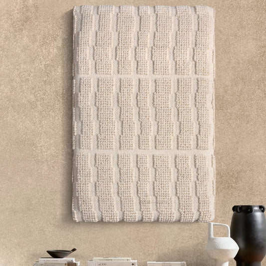 SIBOLGA-II WALL ART - WOOL - MDF STRUCTURE