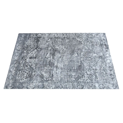 Area Rug, Bedroom Rug, Living Room Rug, Living Area Rug, Indian Rug, Office Carpet, Office Rug, Shop Rug Online, Viscose, Smoke, Hand woven, All Loop, modern