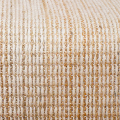 SIMPSON BENCH - IVORY - HAND WOVEN - WOOL/JUTE