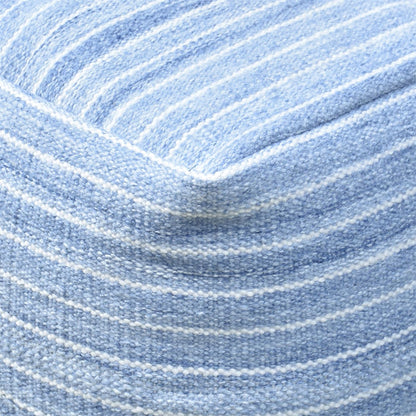 Sion Pouf, Pet, Blue, Pitloom, Flat Weave 