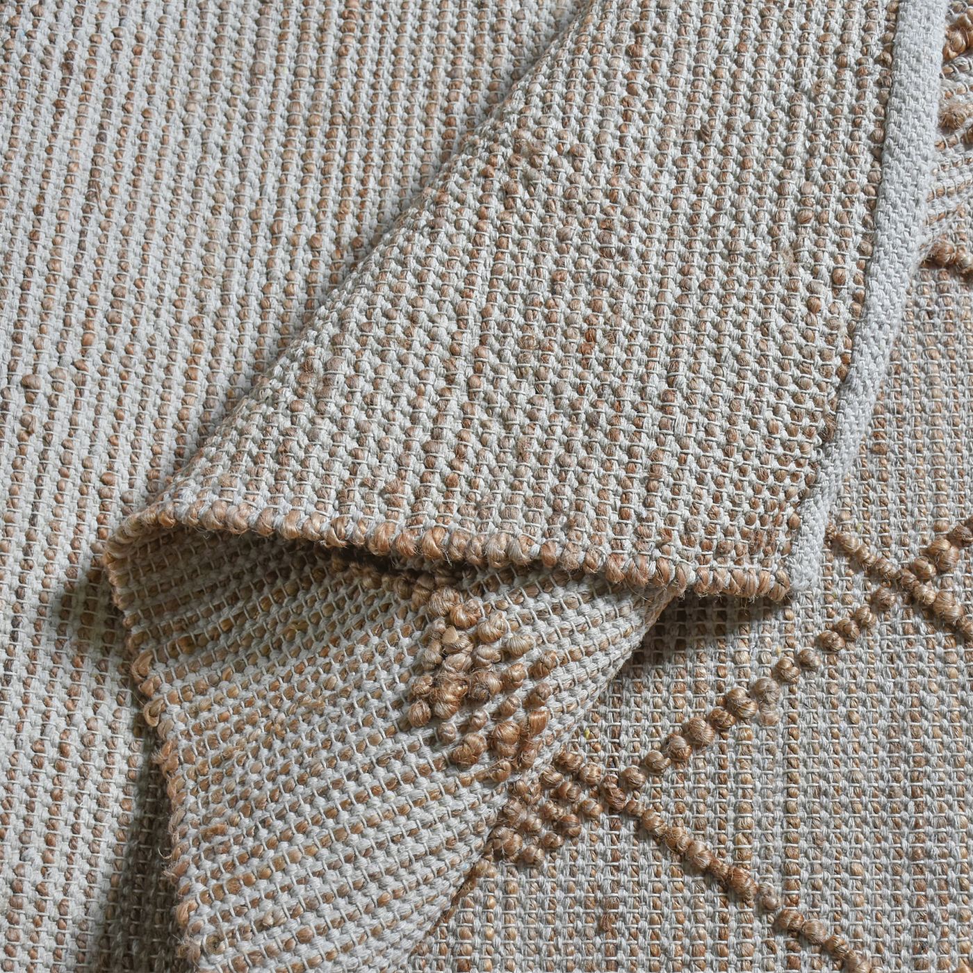 Area Rug, Bedroom Rug, Living Room Rug, Living Area Rug, Indian Rug, Office Carpet, Office Rug, Shop Rug Online, Jute, Natural, Pitloom, All Loop, Geometrical