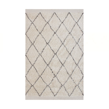 SORTON RUG - WOOL - IVORY/CHARCOAL