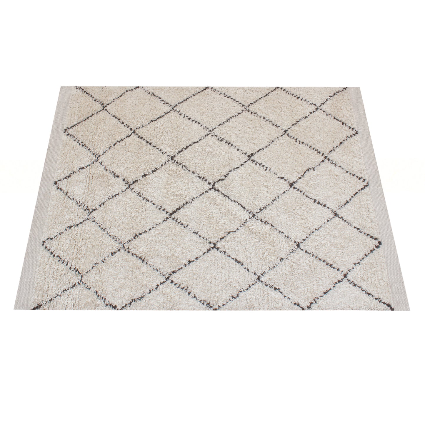 SORTON RUG - WOOL - IVORY/CHARCOAL