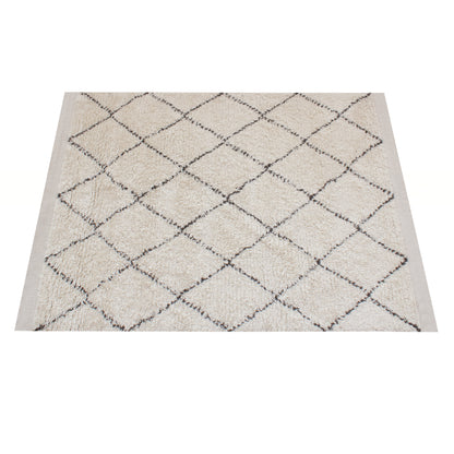 SORTON RUG - WOOL - IVORY/CHARCOAL