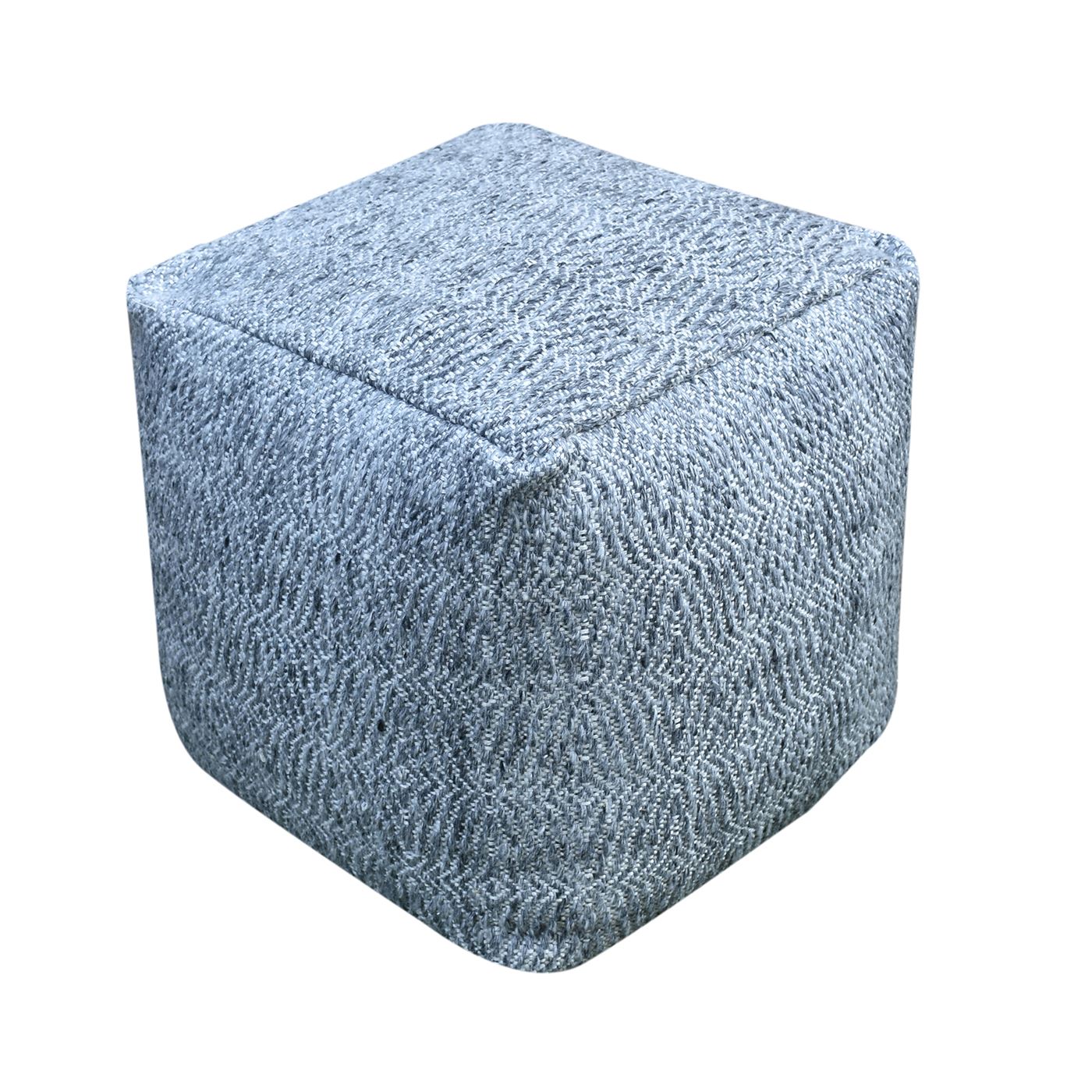 Soweto Pouf, Pet, Taupe, Pitloom, Flat Weave 