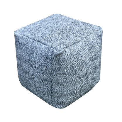 Soweto Pouf, Pet, Taupe, Pitloom, Flat Weave 