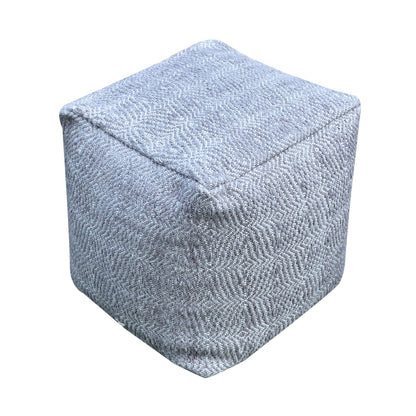 Soweto Pouf, Pet, Grey, Pitloom, Flat Weave 