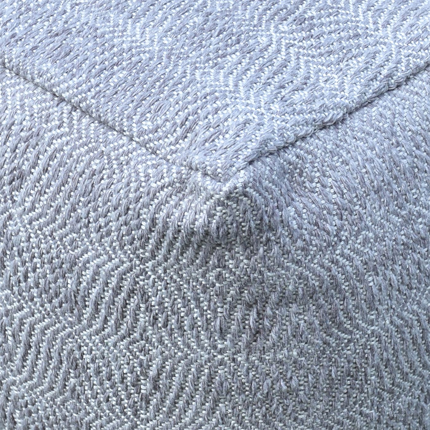 Soweto Pouf, Pet, Grey, Pitloom, Flat Weave 