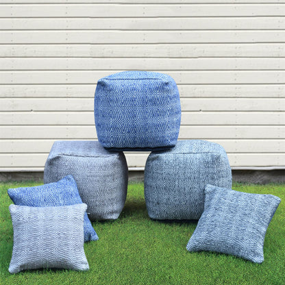 Soweto Pouf, Pet, Pitloom, Flat Weave 
