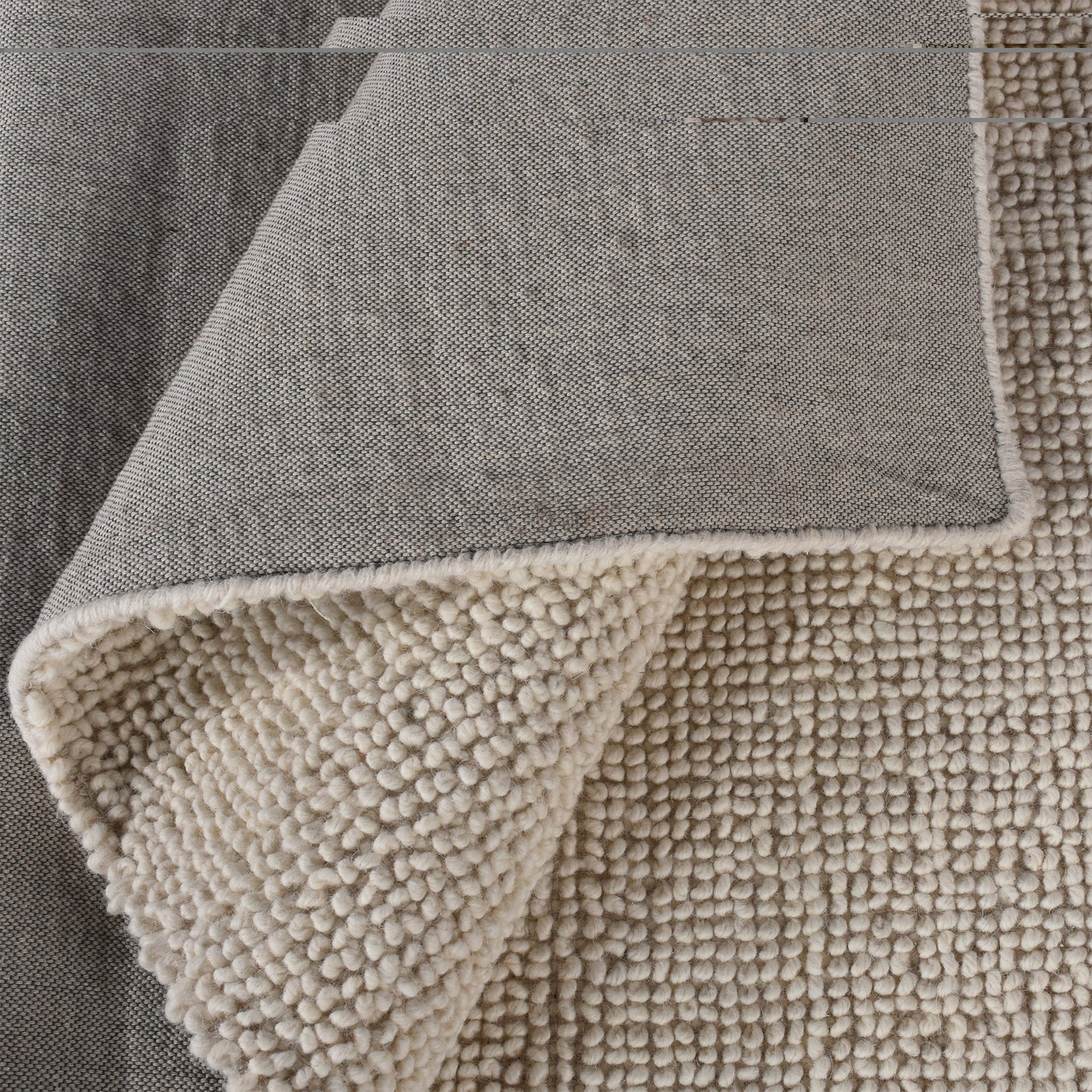 SPIKE RUG - WOOL - IVORY
